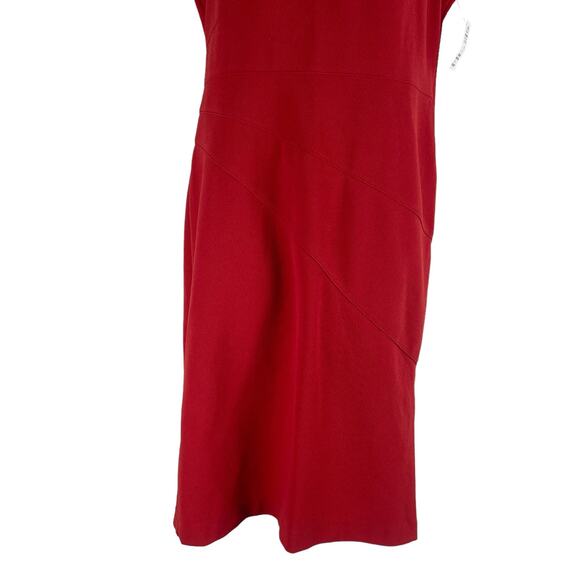 NEW Maya Brook Jewel Dress Jacket 2pcs Set Artsy Red Rhinestone Size 8 - Picture 5 of 14